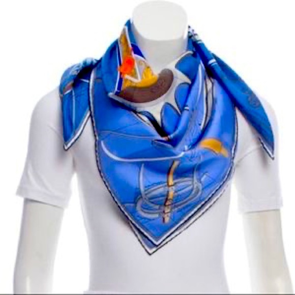 Hermes silk scarf- 36x36